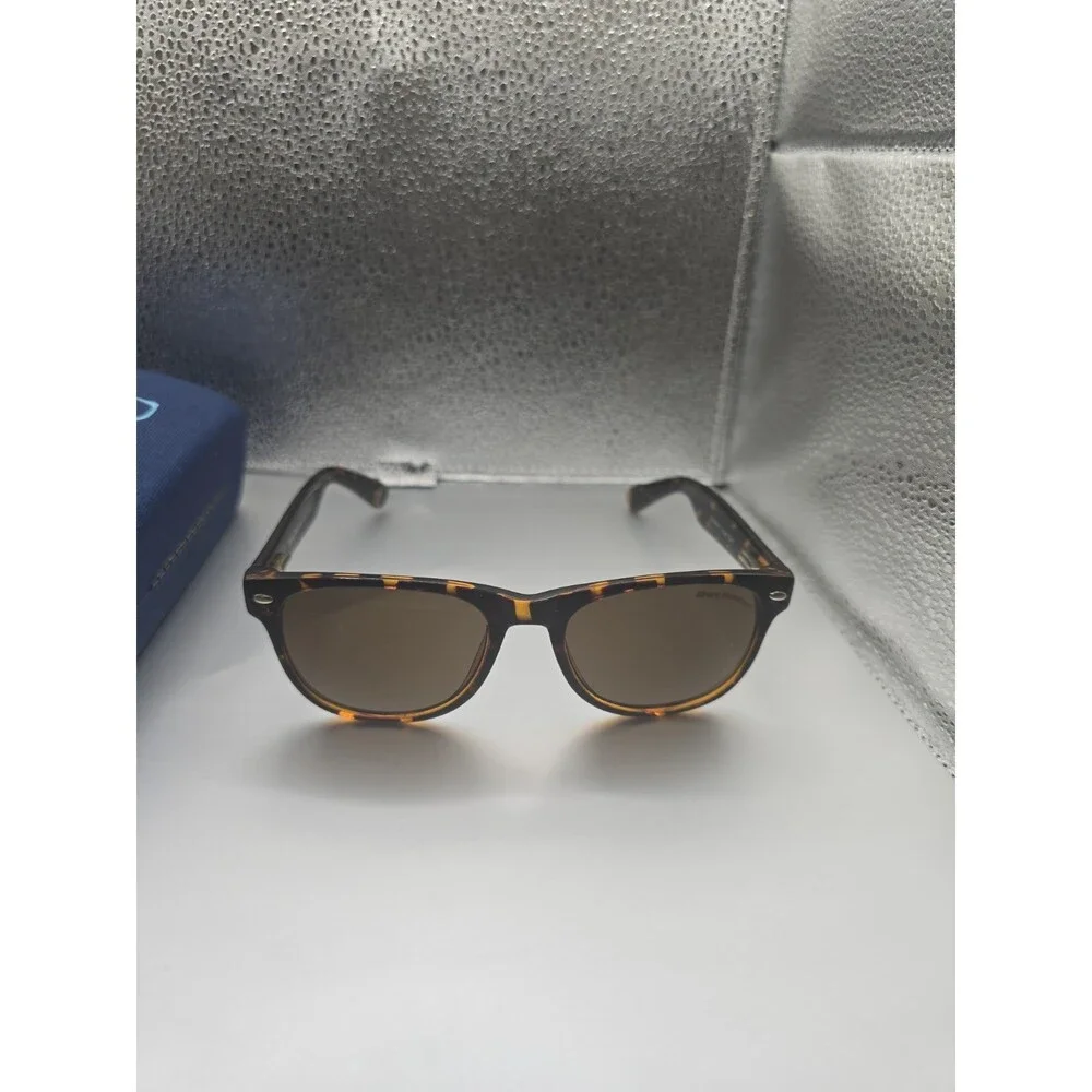 Marc Hunter Women's Sunglasses Shiny Black BrownTortoise Gradient 7903 Free Case